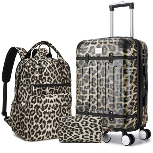 Larvender Expandable Carry-On 3-Piece Luggage Set: $84.98 Larvender Expandable Carry-On 3-Piece Luggage Set: $84.98