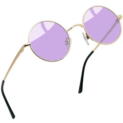 Joopin Small Round Metal Sunglasses for $12 + free shipping w/ Prime