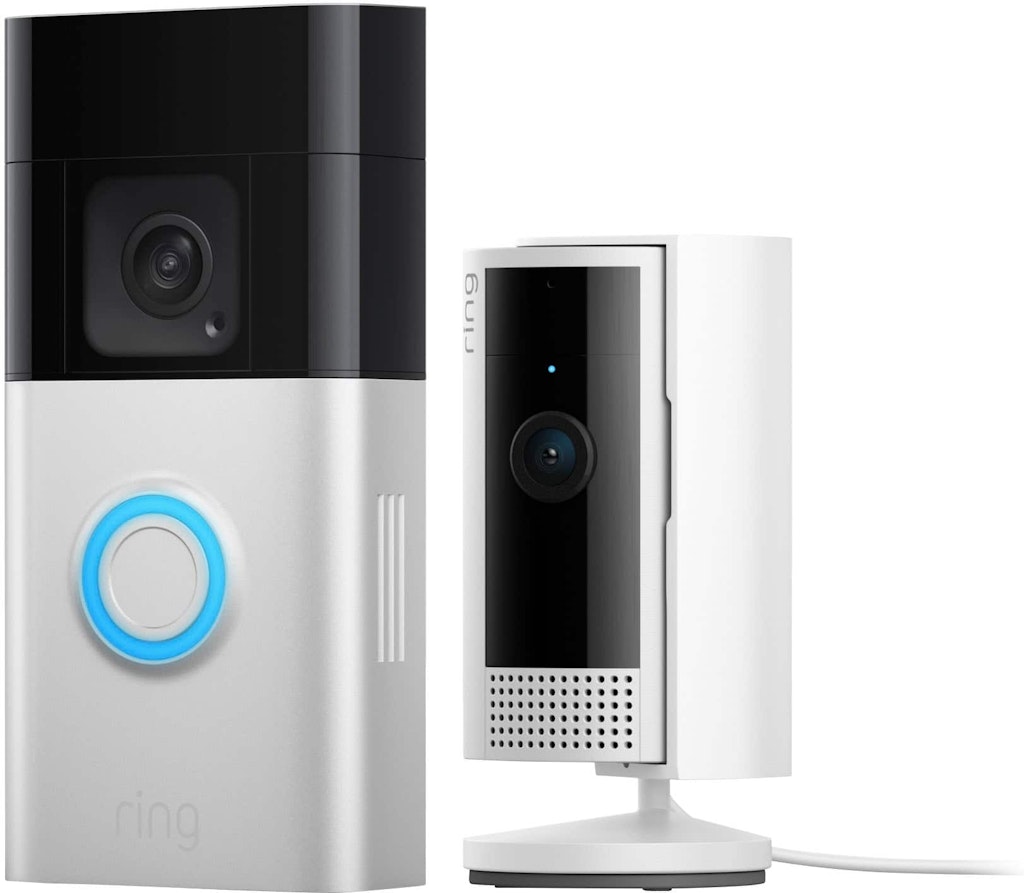 Ring Essential Security Set with Battery Doorbell Plus and Indoor Cam: $89.99 Ring Essential Security Set with Battery Doorbell Plus and Indoor Cam: $89.99