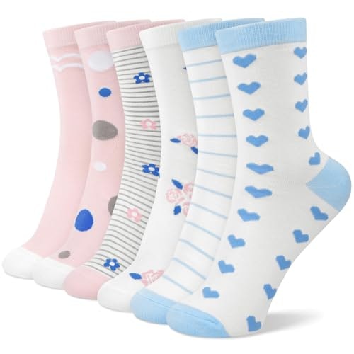 Socksfad Women's Crew Socks 6-Pack: $9.98 Socksfad Women's Crew Socks 6-Pack: $9.98