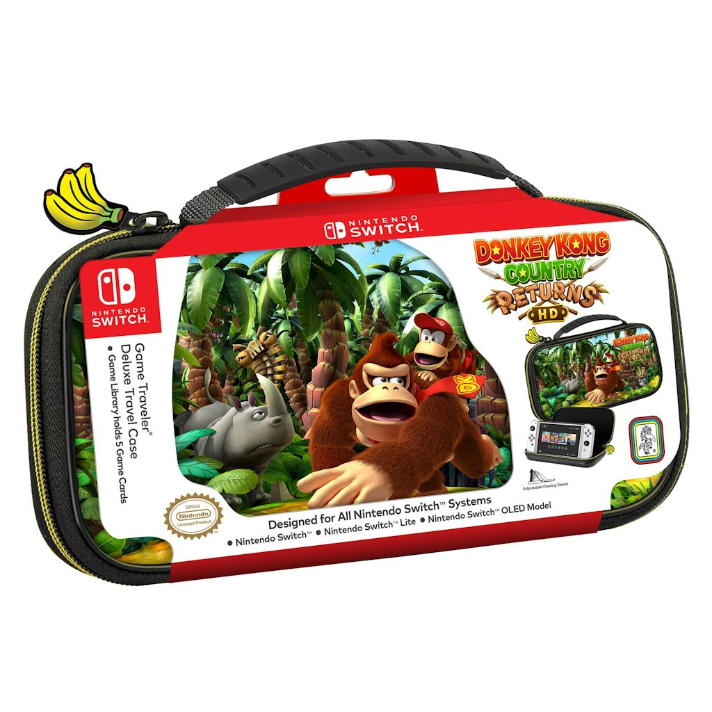 RDS Industries Nintendo Switch Donkey Kong Country Returns Travel Case: $11.99