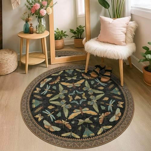 4-Foot Round Boho Area Rug: $34.99 4-Foot Round Boho Area Rug: $34.99