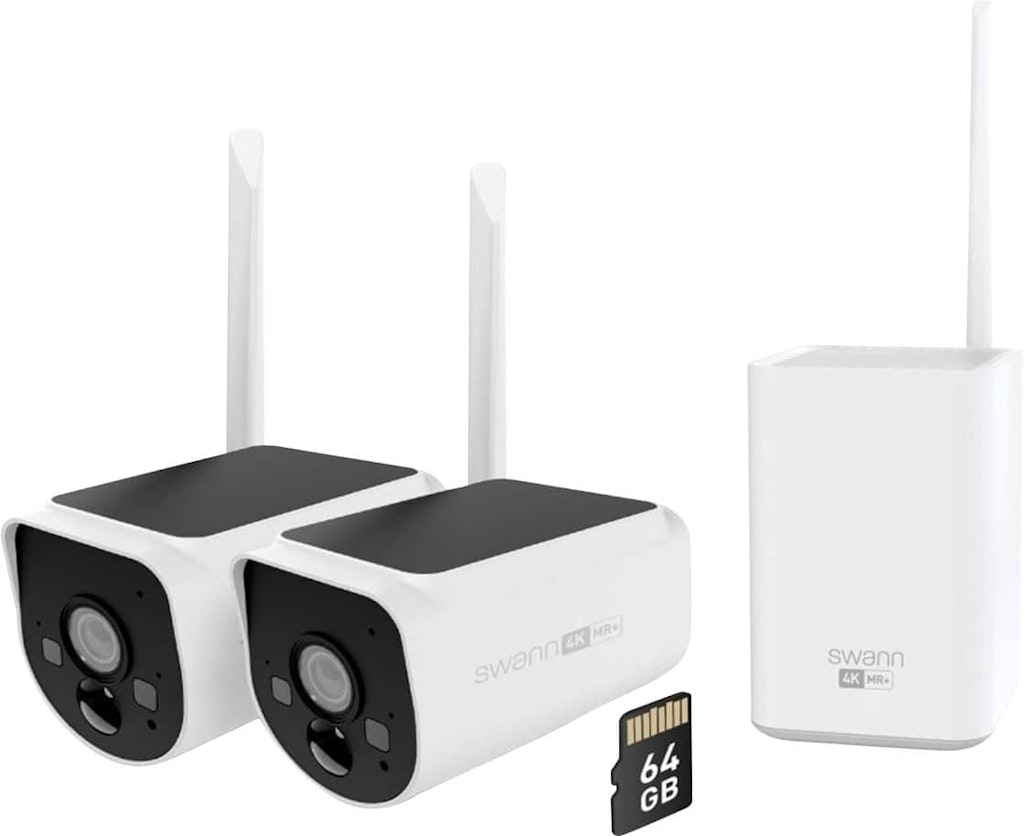 Swann MaxRanger 2 4K Solar Wireless Security System with 2 Cameras: $439.99