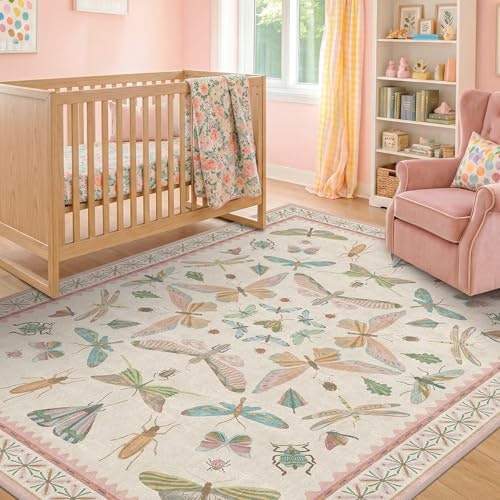 Hazo Haus 5x7-foot Butterfly Area Rug: $47.68