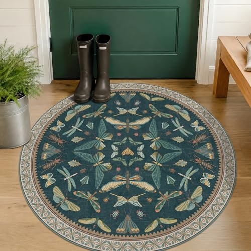 4-Foot Round Boho Area Rug: $33.24 4-Foot Round Boho Area Rug: $33.24