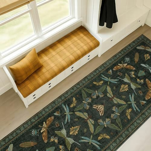 2x10-Foot Washable Boho Hallway Rug Runner: $39.98 2x10-Foot Washable Boho Hallway Rug Runner: $39.98