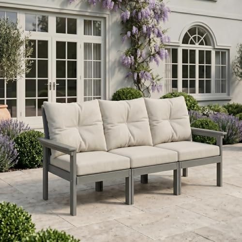 Tobeos 3-Piece HDPE Patio Conversation Set: $339.99