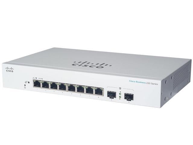 Cisco Business 220 8-Port Gigabit Ethernet Switch: $265.81 Cisco Business 220 8-Port Gigabit Ethernet Switch: $265.81