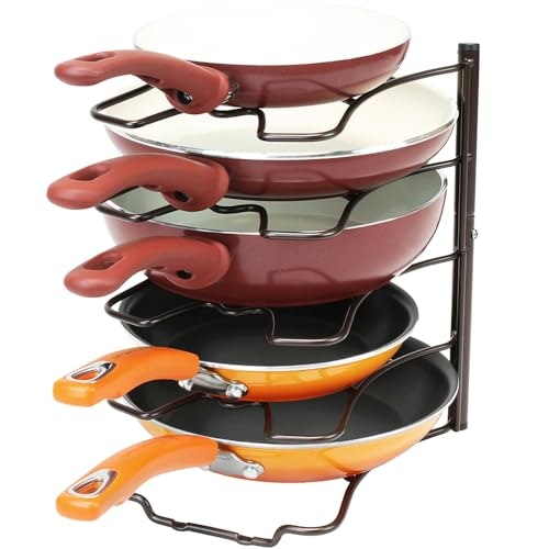Deco Brothers Pan Organizer Rack: $19.44 Deco Brothers Pan Organizer Rack: $19.44