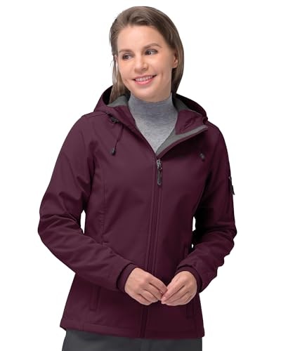 33,000ft Women's Softshell Fleece-Lined Rain Jacket: $47.59