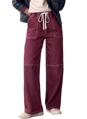 Sidefeel Women High Waisted Wide Leg Stretch Denim Pants: $25.49 Sidefeel Women High Waisted Wide Leg Stretch Denim Pants: $25.49