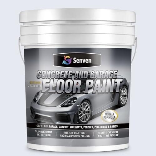 Senven 1-Gallon Acrylic Concrete and Garage Floor Paint: $41.64 Senven 1-Gallon Acrylic Concrete and Garage Floor Paint: $41.64