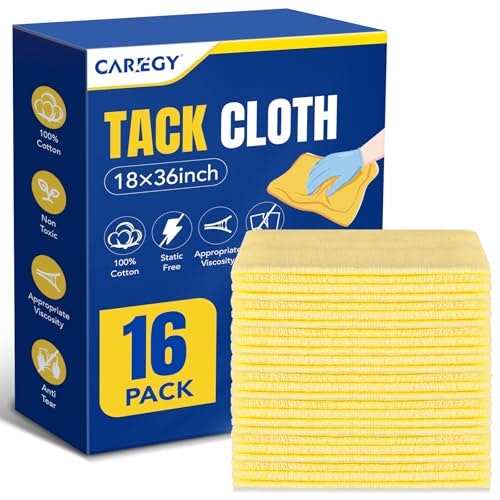 Caregy 16-Piece Woodworking Tack Cloth Set: $8.49