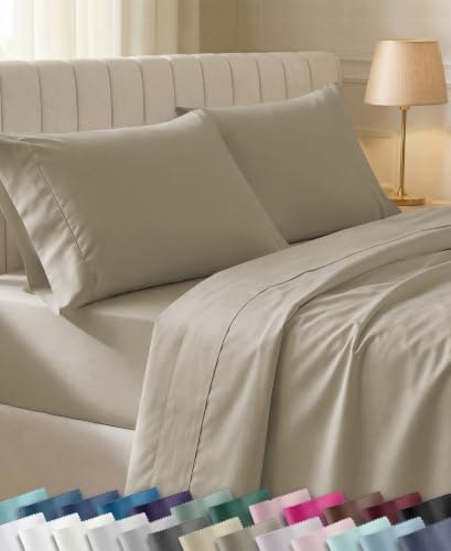 California Design Den Queen Cotton Sateen Sheet Set: $42.49