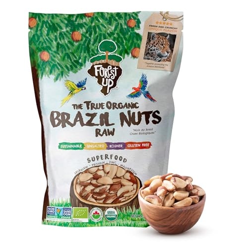 Forest Up The True Organic Raw Unsalted Brazil Nuts 32-oz.: $33.05