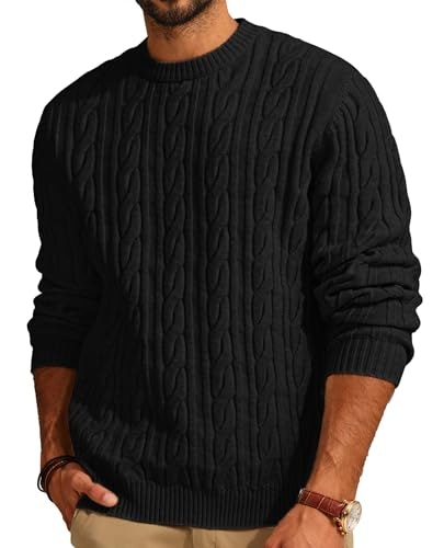 PJ Paul Jones Men's Crewneck Cable Knit Pullover: $29.98 PJ Paul Jones Men's Crewneck Cable Knit Pullover: $29.98