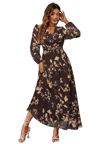 Simplee Women's Boho Floral V-Neck Maxi Dress: $47.58 Simplee Women's Boho Floral V-Neck Maxi Dress: $47.58
