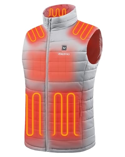 Venustas Men's Heated Vest with Battery: $129.99
