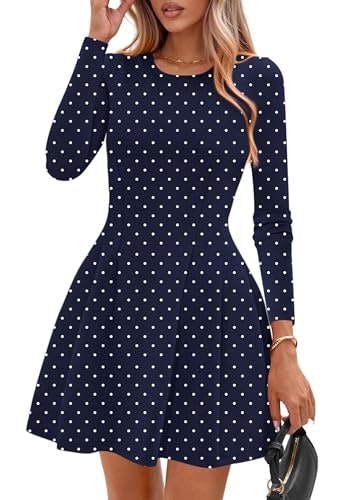 Prettygarden Women's Long-Sleeve Pleated Mini Dress: $42.49 Prettygarden Women's Long-Sleeve Pleated Mini Dress: $42.49