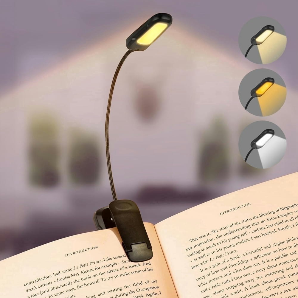 Ijil 9 LED Rechargeable Clip-on Book Light: $12.89 Ijil 9 LED Rechargeable Clip-on Book Light: $12.89