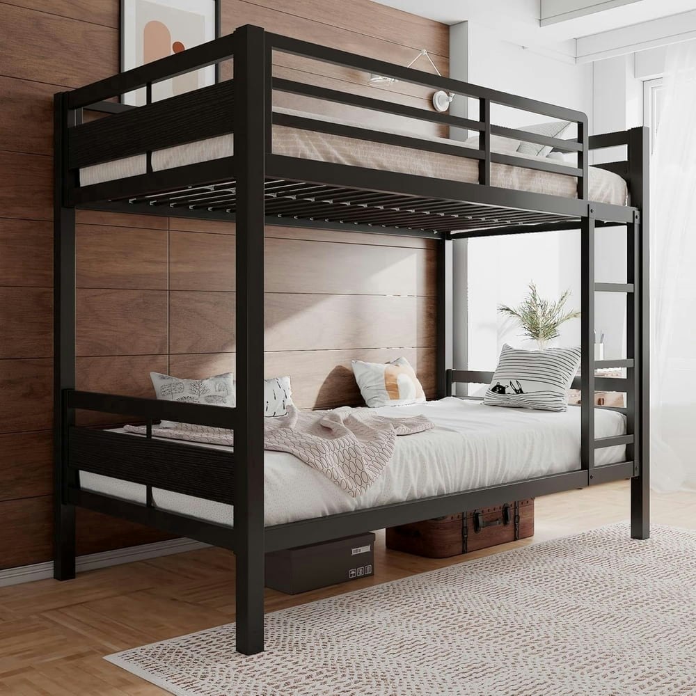 Honfach Twin Over Twin Metal Bunk Bed: $239.99 Honfach Twin Over Twin Metal Bunk Bed: $239.99