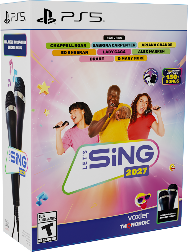 Let's Sing 2027 2-Mic Bundle for PlayStation 5: $59.99 Let's Sing 2027 2-Mic Bundle for PlayStation 5: $59.99