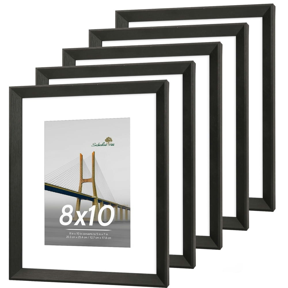 Scholartree 8x10 Wooden Picture Frames 5-Pack: $18.99 Scholartree 8x10 Wooden Picture Frames 5-Pack: $18.99