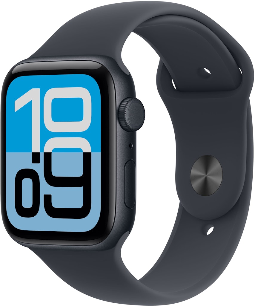 Apple Watch SE 3 GPS+Cellular 44mm Aluminum Case with Midnight Sport Band: $299