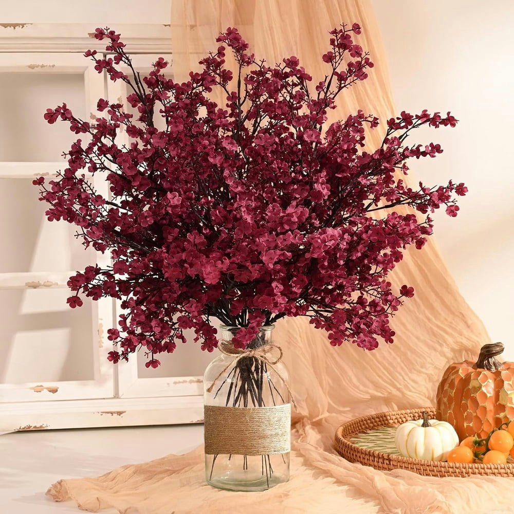 Lyacmy Artificial Babys Breath Flowers 6-Pack: $10 Lyacmy Artificial Babys Breath Flowers 6-Pack: $10