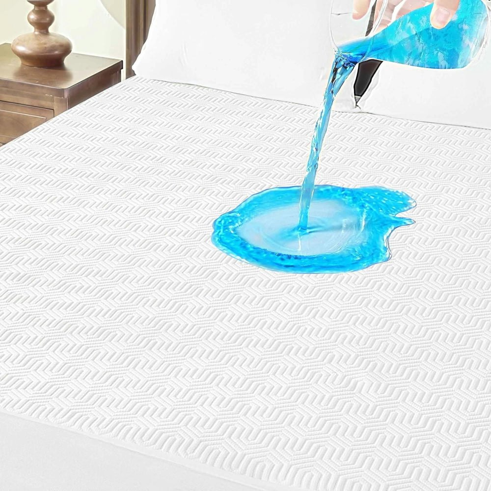 Civetet Queen Waterproof Bamboo Mattress Protector: $17.99 Civetet Queen Waterproof Bamboo Mattress Protector: $17.99