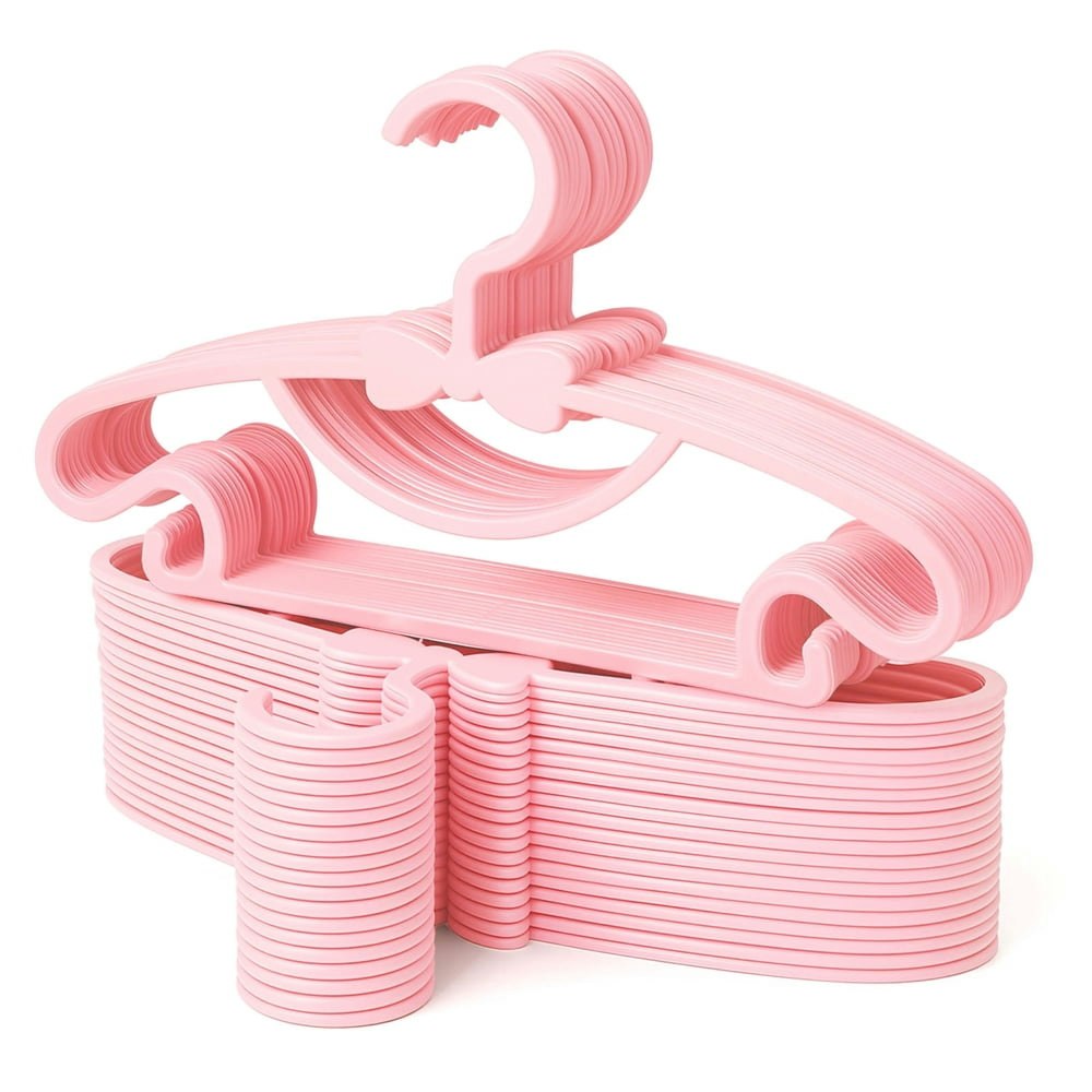 Kaboer 50-Pack Plastic Baby Hangers: $14.39