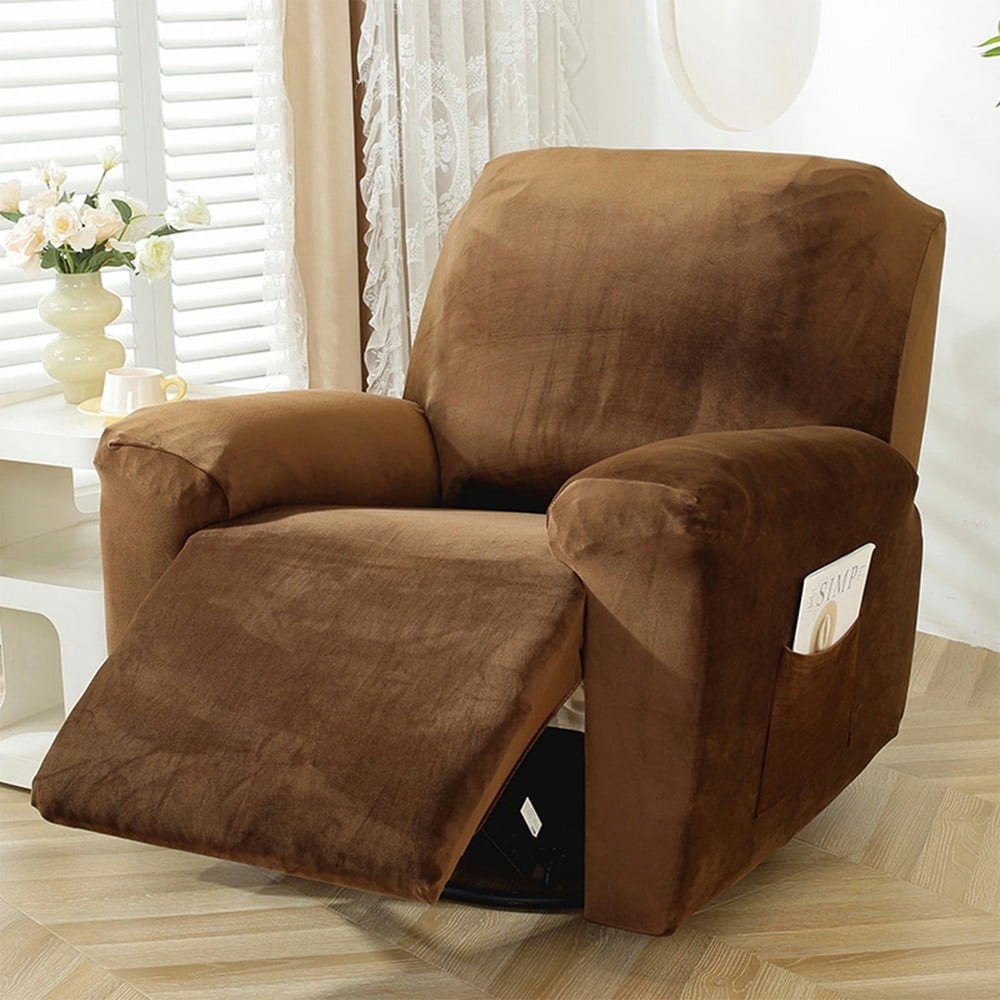 Susuzi 4-Piece Stretch Recliner Slipcover: $24.99 Susuzi 4-Piece Stretch Recliner Slipcover: $24.99