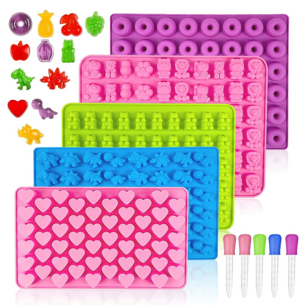 Godance Silicone Gummy Bear Candy Molds 5-Pack: $10 Godance Silicone Gummy Bear Candy Molds 5-Pack: $10