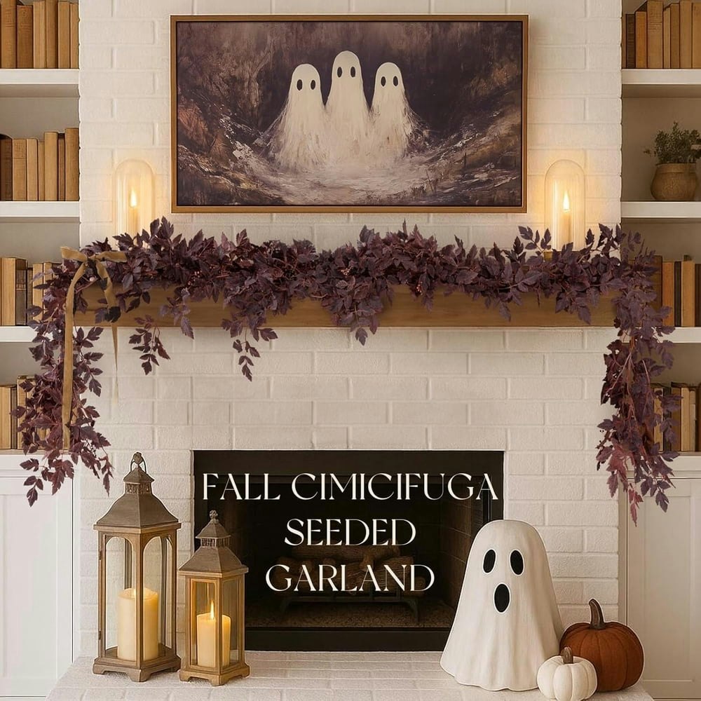 Tetou 6-Foot Fall Leaves Garland: $17.52