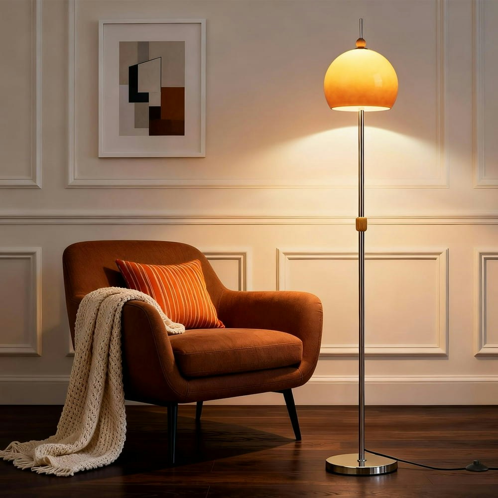 Sunmory Glass Floor Lamp: $80.99
