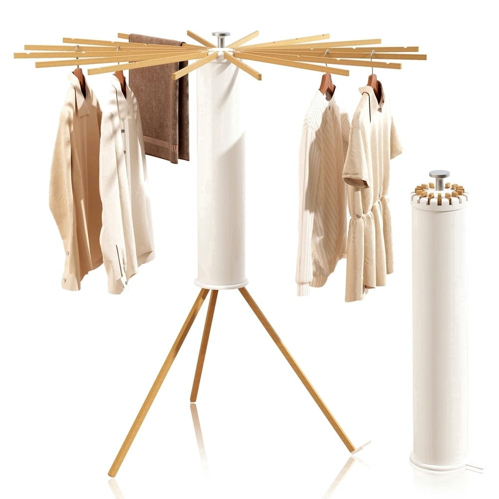 Chahuanv Wooden Tripod Clothes Drying Rack: $55.79 Chahuanv Wooden Tripod Clothes Drying Rack: $55.79
