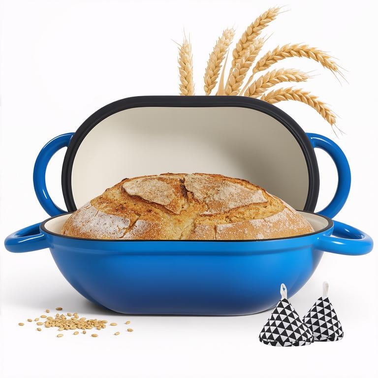 Daluvenix 2-Quart Enameled Cast Iron Dutch Oven: $36.45 Daluvenix 2-Quart Enameled Cast Iron Dutch Oven: $36.45