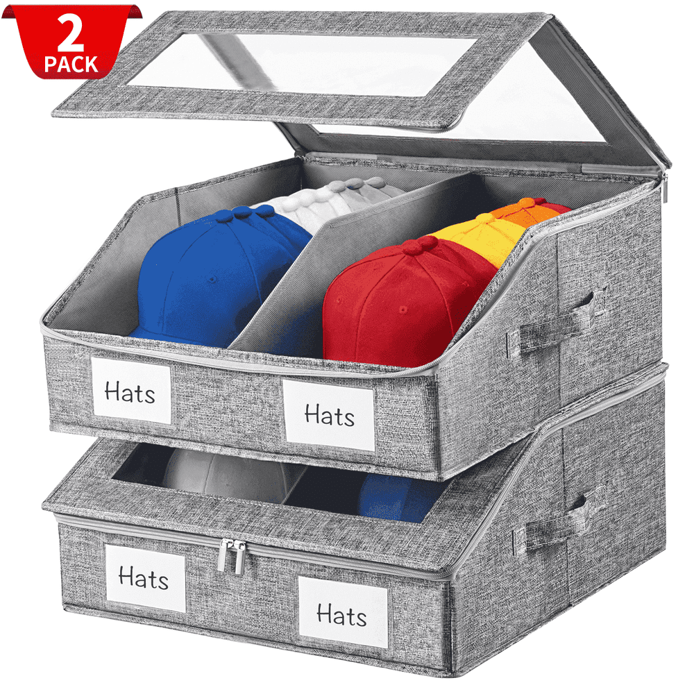 Vozogo 2-in-1 Stackable Hat Organizer 2-Pack: $23.74