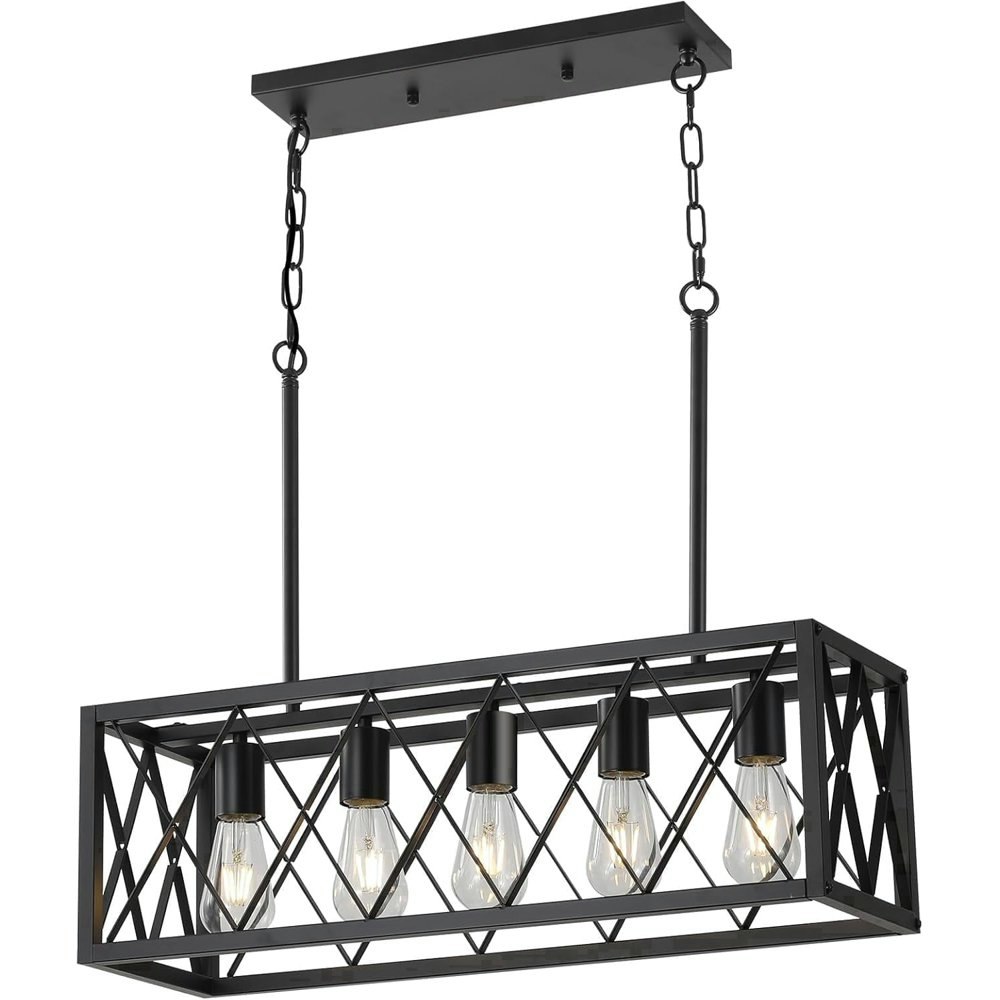 Keesfu 5-Light Farmhouse Pendant Light: $65.38