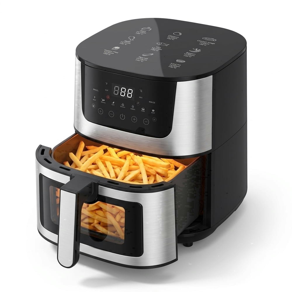 Yilush 7.5-Quart 9-Function Air Fryer: $49.98 Yilush 7.5-Quart 9-Function Air Fryer: $49.98