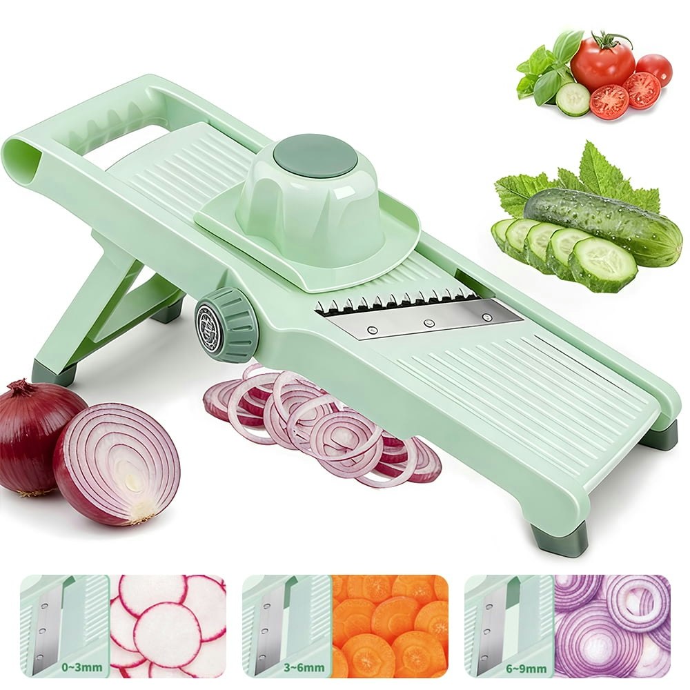 Portable Foldable Mandoline Vegetable Slicer: $25.79