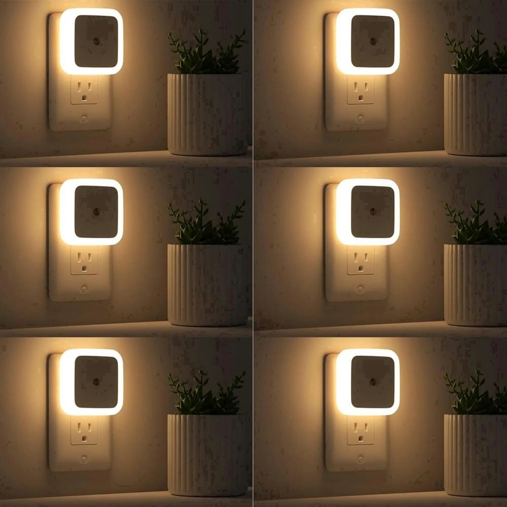 Dusk to Dawn Smart Sensor LED Night Light 6-Pack: $10.89