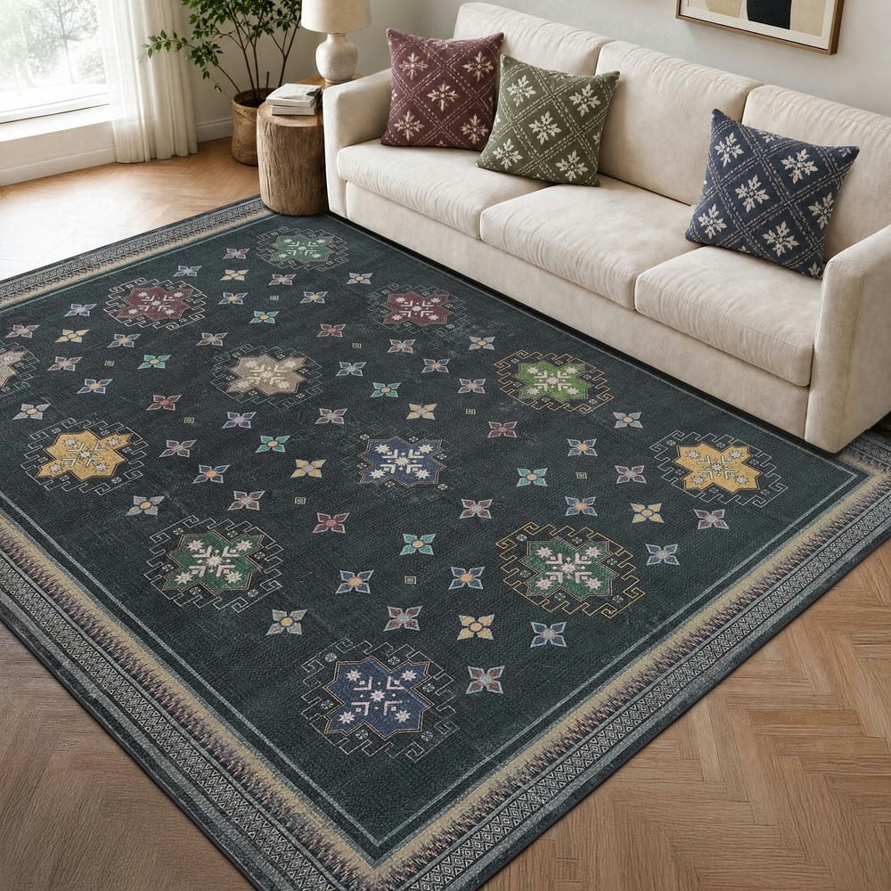 Turcurno 5x7 Persian Area Rug: $35.97 Turcurno 5x7 Persian Area Rug: $35.97