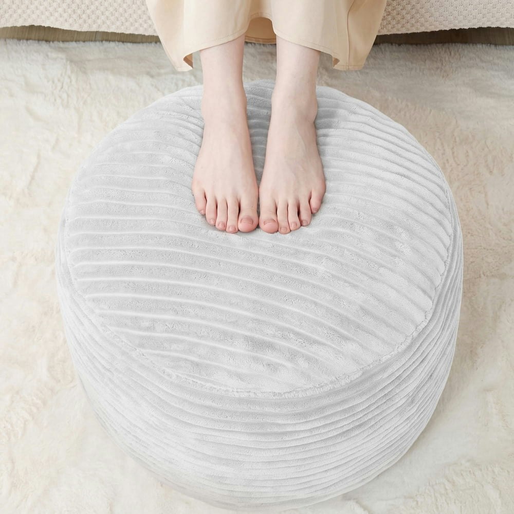Gosavi 20-Inch Corduroy Round Stuffed Pouf Ottoman: $29.69 Gosavi 20-Inch Corduroy Round Stuffed Pouf Ottoman: $29.69