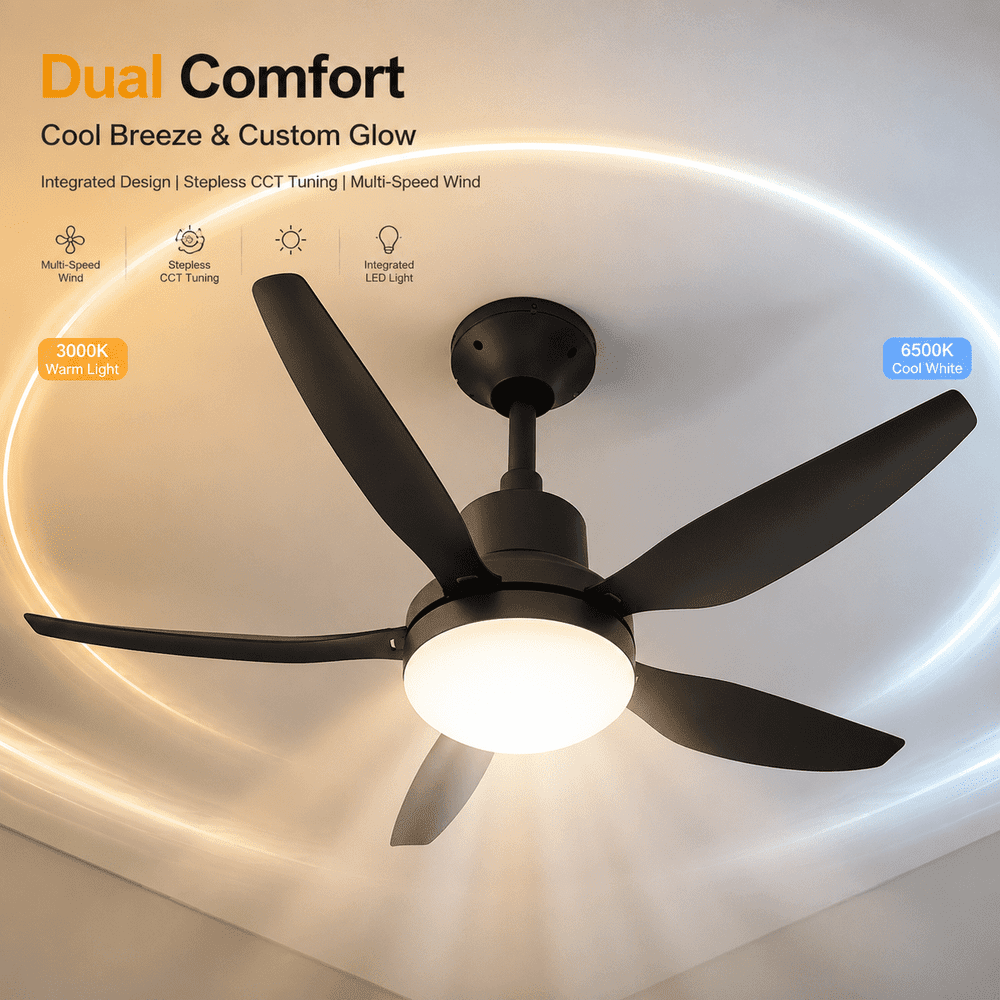 Mikhai 29-Inch Low Profile Ceiling Fan with Light: $34.19 Mikhai 29-Inch Low Profile Ceiling Fan with Light: $34.19