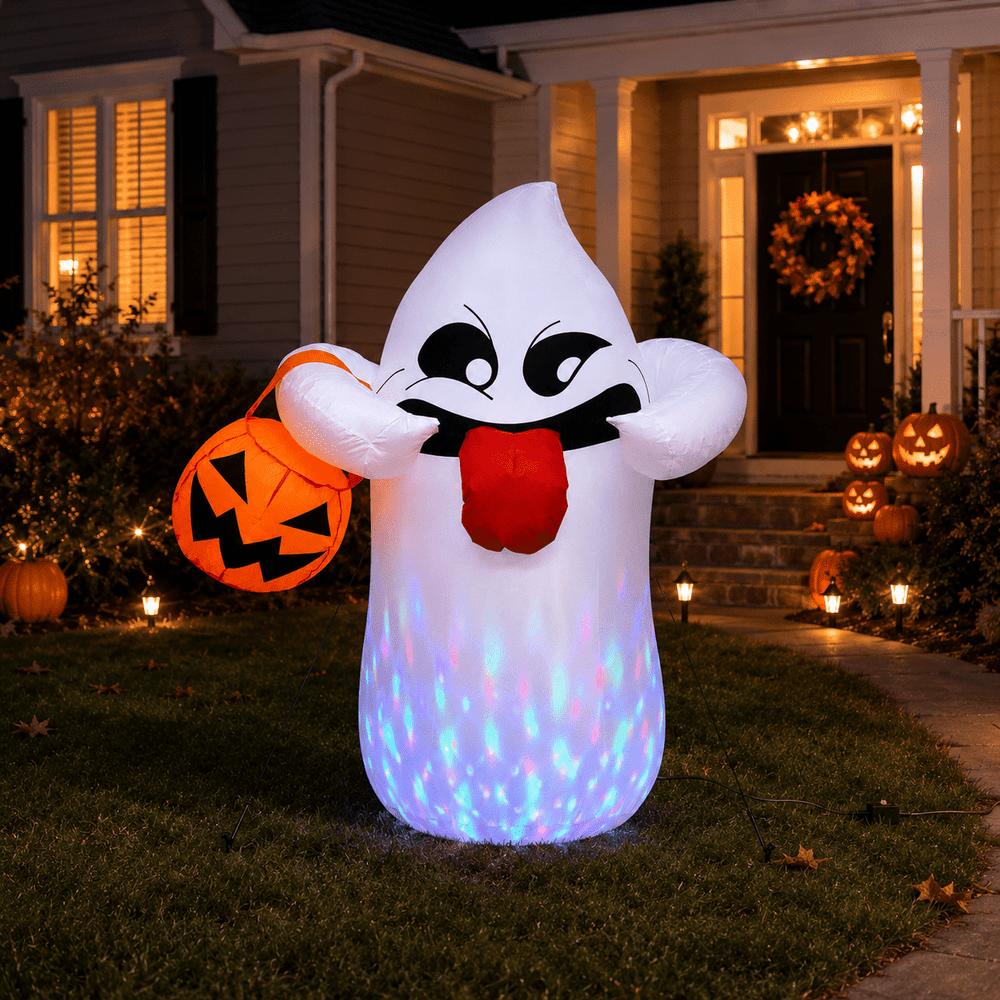 Beeprincess 5-Foot Halloween Inflatable Ghost with Pumpkin Lantern: $32.99 Beeprincess 5-Foot Halloween Inflatable Ghost with Pumpkin Lantern: $32.99