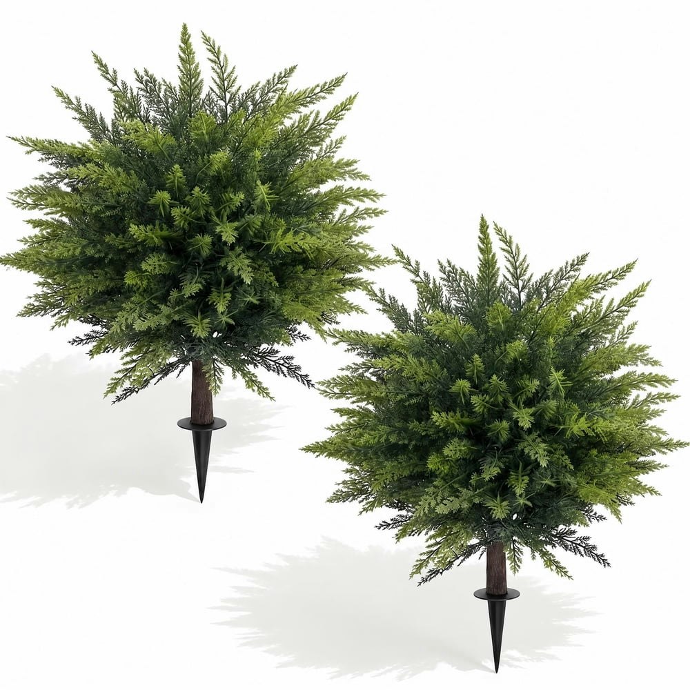 Scidweet Artificial Cedar Topiary Plants 2-Pack: $35.89 Scidweet Artificial Cedar Topiary Plants 2-Pack: $35.89