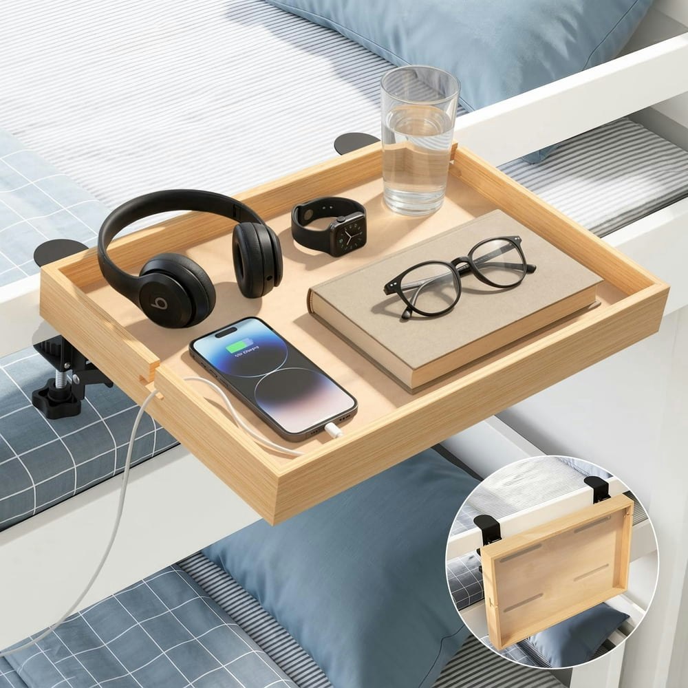 Housolution Foldable Bunk Bed Side Table: $23.39 Housolution Foldable Bunk Bed Side Table: $23.39