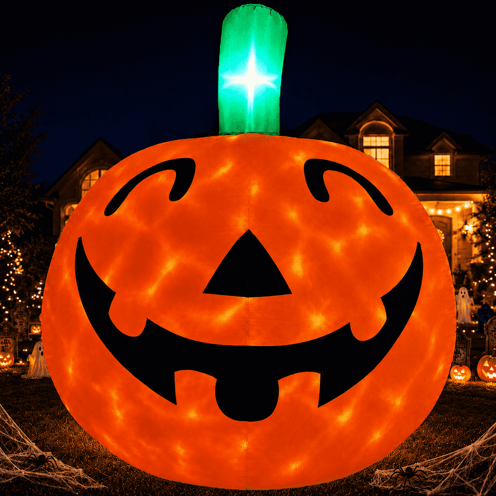 10-Foot Halloween Inflatable Pumpkin Decoration: $75.97 10-Foot Halloween Inflatable Pumpkin Decoration: $75.97