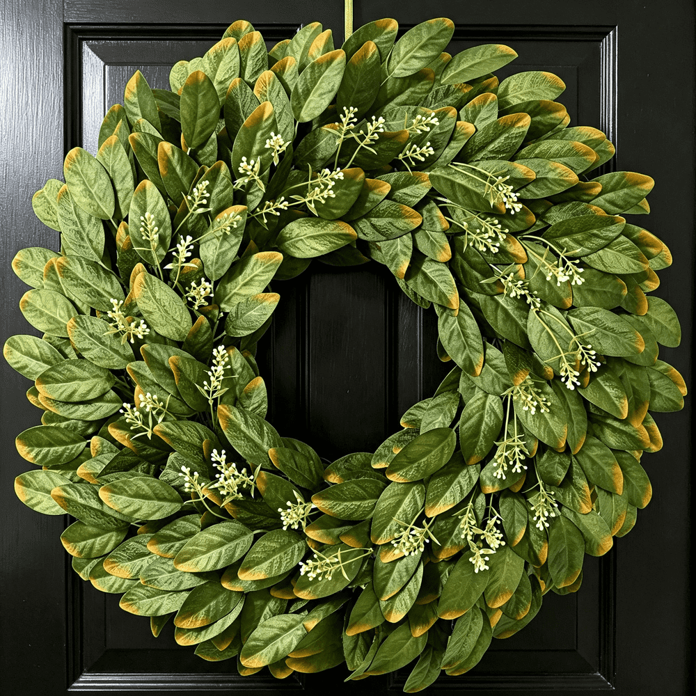 Yastouay 26-Inch Fall Eucalyptus Wreath: $26.99